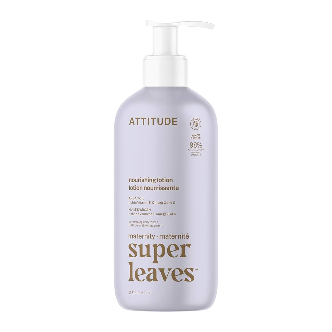 Attitude SUPER LEAVES Maternity Nourishing Body Lotion Argan