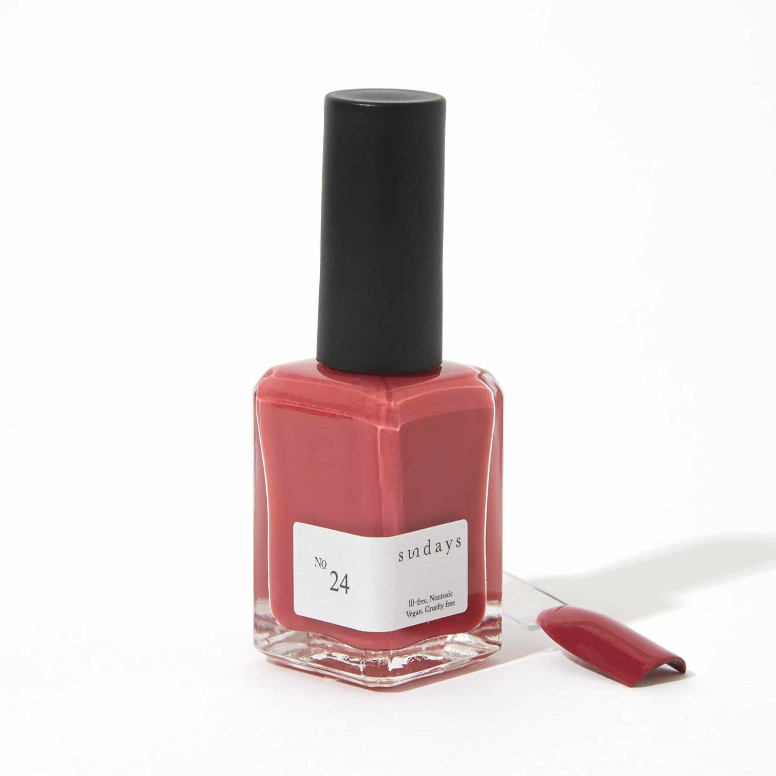 Dear Sundays Nail Polish No.24: Sunset Red - Bud Cosmetics Singapore