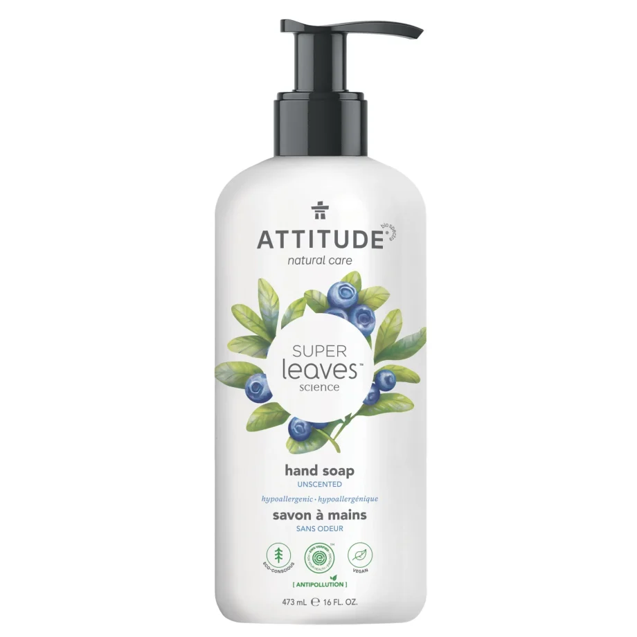 Attitude Unscented Liquid Hand Soap