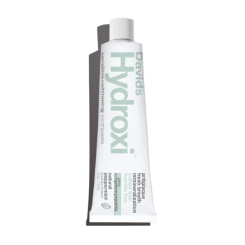 Davids Hydroxi™ Sensitive+Whitening PEPPERMINT w/Nano-Hydroxyapatite Toothpaste (White)