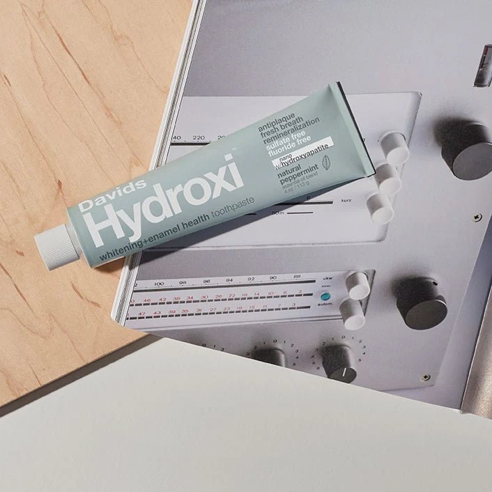 Davids Hydroxi™ Whitening+Enamel PEPPERMINT w/Nano-Hydroxyapatite Toothpaste