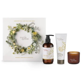 Myrtle & Moss Christmas Trio Set: Mandarin Lemon Myrtle & Orange Peel