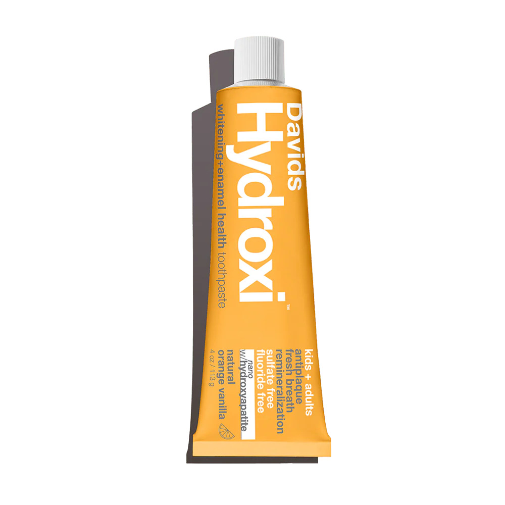 Davids Hydroxi™ Kids + Adults ORANGE VANILLA w/Nano-Hydroxyapatite Toothpaste