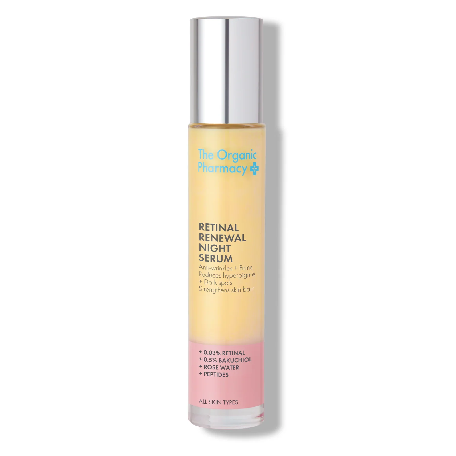 The Organic Pharmacy Retinal Night Serum with Bakuchiol for Wrinkles & Skin Renewal